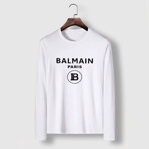 Wholesale Balmain T-Shirts Long Sleeved For Men #919951 $29.00 USD, Wholesale Quality Replica Balmain T-Shirts