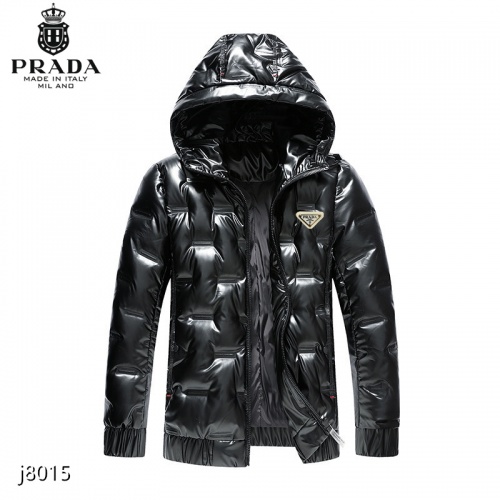 Wholesale Prada Down Feather Coat Long Sleeved For Men #921102 $82.00 USD, Wholesale Quality Replica Prada Down Feather Coat