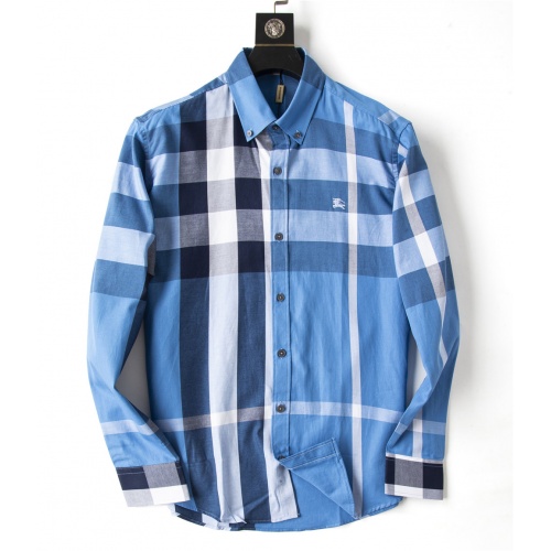 Wholesale Burberry Shirts Long Sleeved For Men #923948 $34.00 USD, Wholesale Quality Replica Burberry Shirts