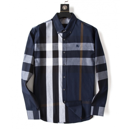 Wholesale Burberry Shirts Long Sleeved For Men #923957 $34.00 USD, Wholesale Quality Replica Burberry Shirts