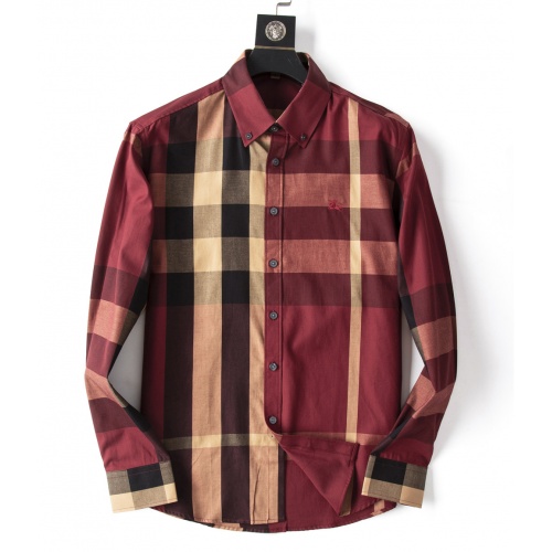 Wholesale Burberry Shirts Long Sleeved For Men #923959 $34.00 USD, Wholesale Quality Replica Burberry Shirts