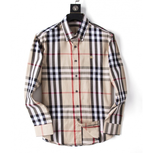 Wholesale Burberry Shirts Long Sleeved For Men #923962 $34.00 USD, Wholesale Quality Replica Burberry Shirts