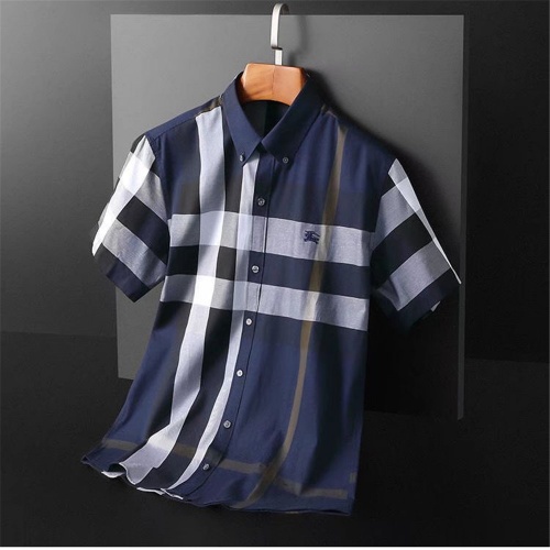 Wholesale Burberry Shirts Short Sleeved For Men #924005 $32.00 USD, Wholesale Quality Replica Burberry Shirts