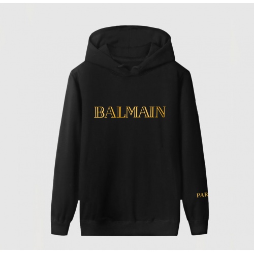 Wholesale Balmain Hoodies Long Sleeved For Men #928746 $41.00 USD, Wholesale Quality Replica Balmain Hoodies