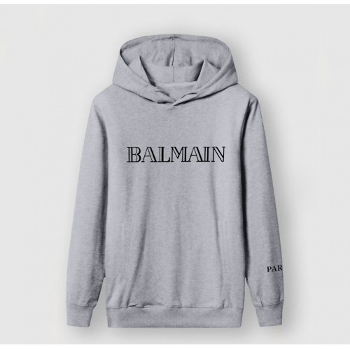 Wholesale Balmain Hoodies Long Sleeved For Men #928751 $41.00 USD, Wholesale Quality Replica Balmain Hoodies