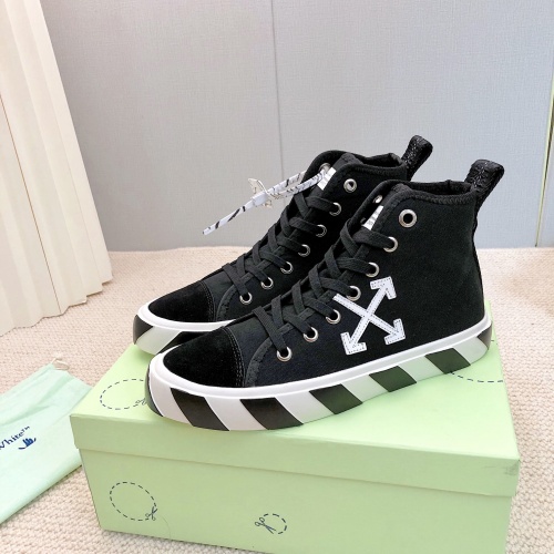 Wholesale Off-White High Tops Shoes For Men #934487 $80.00 USD, Wholesale Quality Replica Off-White High Tops Shoes