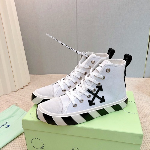 Wholesale Off-White High Tops Shoes For Men #934488 $80.00 USD, Wholesale Quality Replica Off-White High Tops Shoes