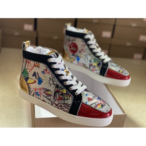 Wholesale Christian Louboutin High Tops Shoes For Women #940035 $115.00 USD, Wholesale Quality Replica Christian Louboutin High Top Shoes