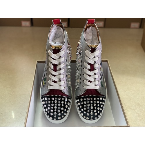 Replica Christian Louboutin High Tops Shoes For Men #940037 $115.00 USD for Wholesale