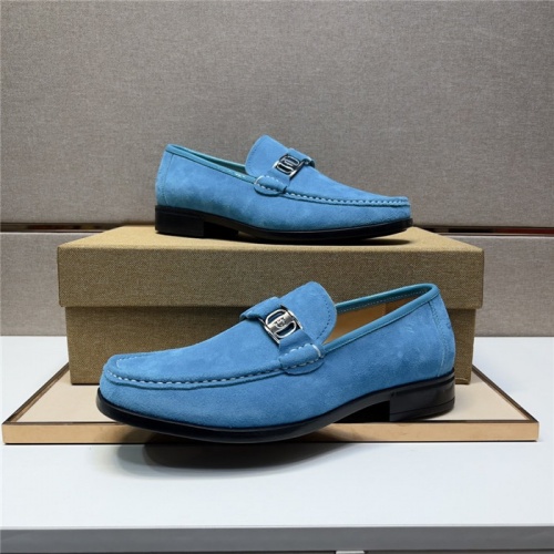 Wholesale Salvatore Ferragamo Leather Shoes For Men #943606 $108.00 USD, Wholesale Quality Replica Salvatore Ferragamo Leather Shoes