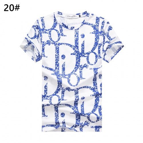 Wholesale Christian Dior T-Shirts Short Sleeved For Men #947355 $24.00 USD, Wholesale Quality Replica Christian Dior T-Shirts