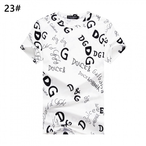 Wholesale Dolce &amp; Gabbana D&amp;G T-Shirts Short Sleeved For Men #947360 $24.00 USD, Wholesale Quality Replica Dolce &amp; Gabbana D&amp;G T-Shirts