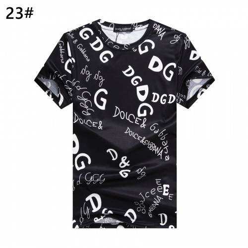 Wholesale Dolce &amp; Gabbana D&amp;G T-Shirts Short Sleeved For Men #947361 $24.00 USD, Wholesale Quality Replica Dolce &amp; Gabbana D&amp;G T-Shirts