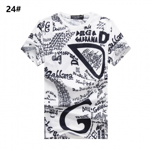 Wholesale Dolce &amp; Gabbana D&amp;G T-Shirts Short Sleeved For Men #947362 $24.00 USD, Wholesale Quality Replica Dolce &amp; Gabbana D&amp;G T-Shirts