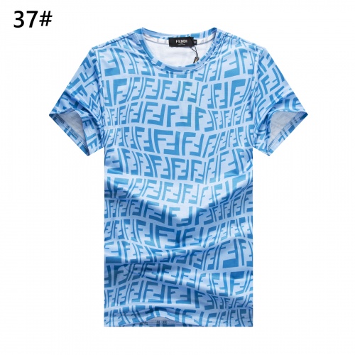 Wholesale Fendi T-Shirts Short Sleeved For Men #947407 $24.00 USD, Wholesale Quality Replica Fendi T-Shirts