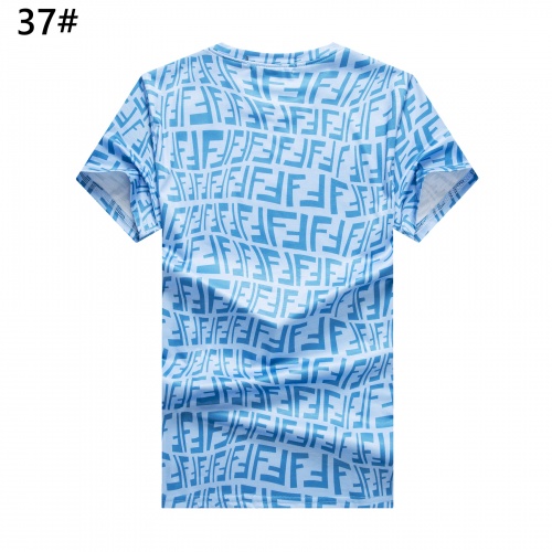 Replica Fendi T-Shirts Short Sleeved For Men #947407 $24.00 USD for Wholesale