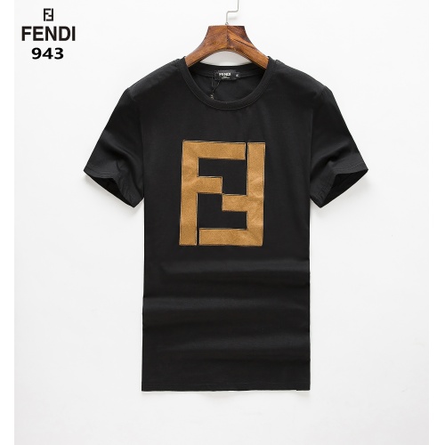 Wholesale Fendi T-Shirts Short Sleeved For Men #947507 $24.00 USD, Wholesale Quality Replica Fendi T-Shirts