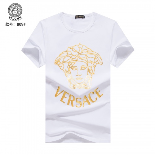 Wholesale Versace T-Shirts Short Sleeved For Men #947573 $24.00 USD, Wholesale Quality Replica Versace T-Shirts