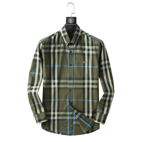 Wholesale Burberry Shirts Long Sleeved For Men #947919 $36.00 USD, Wholesale Quality Replica Burberry Shirts