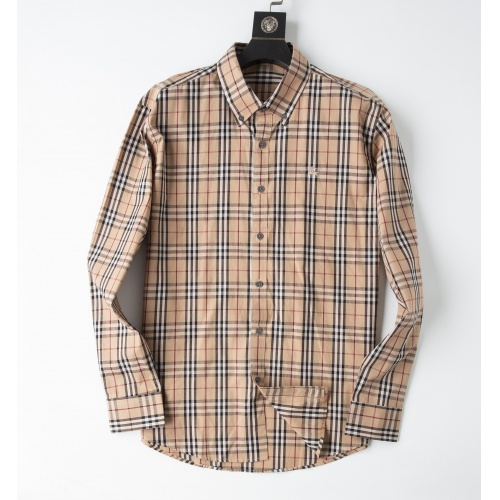 Wholesale Burberry Shirts Long Sleeved For Men #947922 $36.00 USD, Wholesale Quality Replica Burberry Shirts