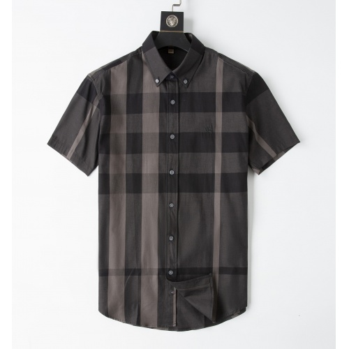 Wholesale Burberry Shirts Short Sleeved For Men #947934 $32.00 USD, Wholesale Quality Replica Burberry Shirts