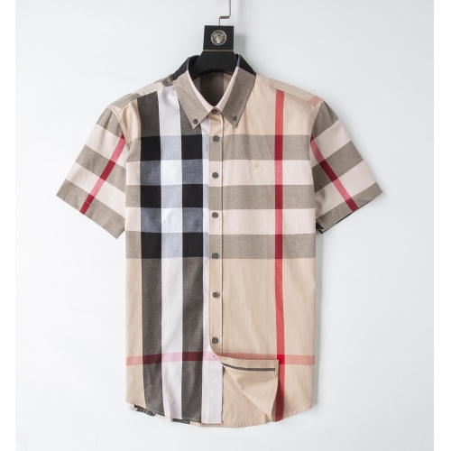 Wholesale Burberry Shirts Short Sleeved For Men #947939 $32.00 USD, Wholesale Quality Replica Burberry Shirts