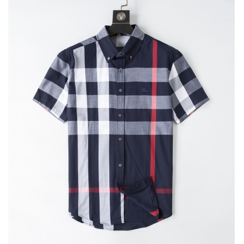 Wholesale Burberry Shirts Short Sleeved For Men #947940 $32.00 USD, Wholesale Quality Replica Burberry Shirts