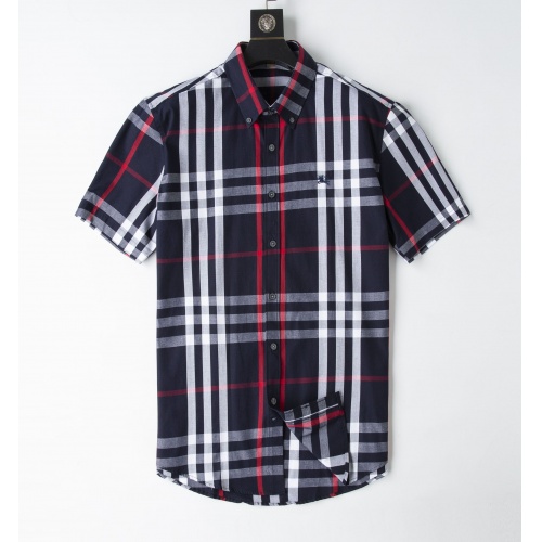 Wholesale Burberry Shirts Short Sleeved For Men #947945 $32.00 USD, Wholesale Quality Replica Burberry Shirts