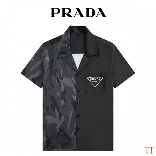 Wholesale Prada Shirts Short Sleeved For Men #948039 $36.00 USD, Wholesale Quality Replica Prada Shirts