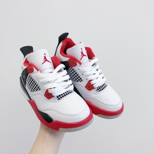 Replica Air Jordan 4 IV Kids Shoes For Kids #948191 $58.00 USD for Wholesale