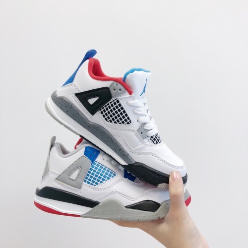 Replica Air Jordan 4 IV Kids Shoes For Kids #948196 $58.00 USD for Wholesale