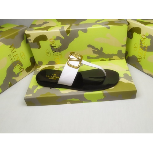 Replica Valentino Slippers For Women #949728 $41.00 USD for Wholesale