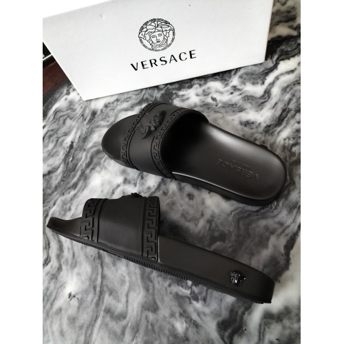 Replica Versace Slippers For Women #950750 $42.00 USD for Wholesale