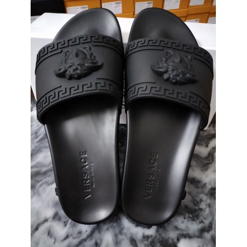 Replica Versace Slippers For Women #950750 $42.00 USD for Wholesale