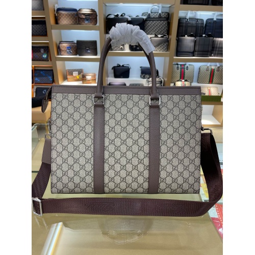 Replica Gucci AAA Man Handbags #951782 $145.00 USD for Wholesale