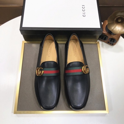 Replica Gucci Oxfords Shoes For Men #953612 $85.00 USD for Wholesale