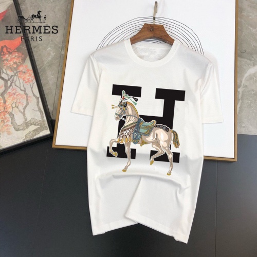 Wholesale Hermes T-Shirts Short Sleeved For Men #955280 $25.00 USD, Wholesale Quality Replica Hermes T-Shirts