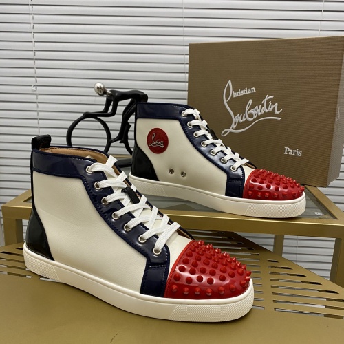 Wholesale Christian Louboutin High Tops Shoes For Women #955649 $92.00 USD, Wholesale Quality Replica Christian Louboutin High Top Shoes