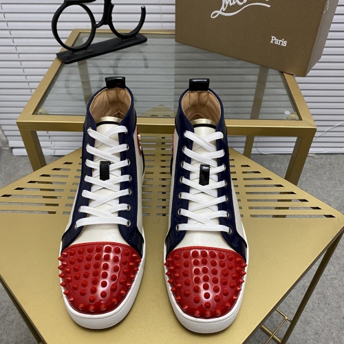 Replica Christian Louboutin High Tops Shoes For Women #955649 $92.00 USD for Wholesale