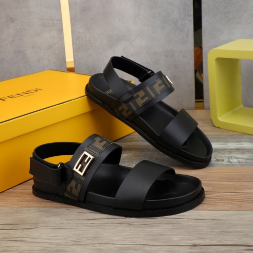 Replica Fendi Sandal For Men #956200 $48.00 USD for Wholesale