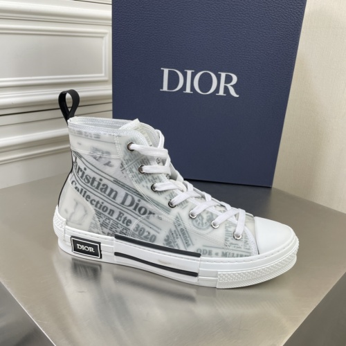 Replica Christian Dior High Tops Shoes For Women #956274 $76.00 USD for Wholesale