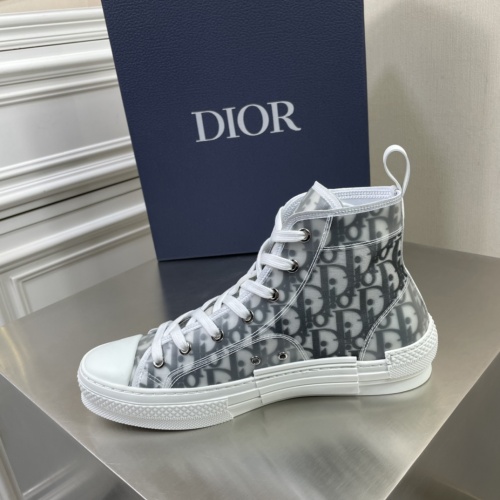 Replica Christian Dior High Tops Shoes For Men #956279 $76.00 USD for Wholesale