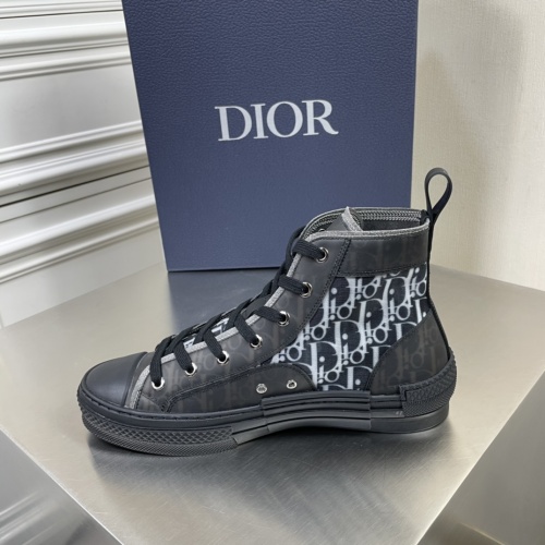 Replica Christian Dior High Tops Shoes For Men #956282 $76.00 USD for Wholesale