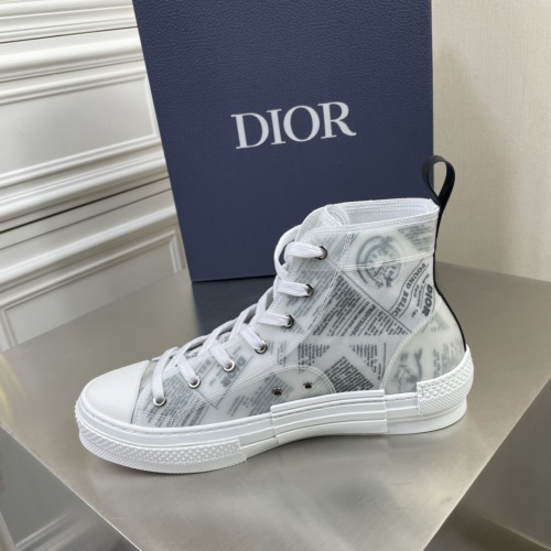 Replica Christian Dior High Tops Shoes For Men #956288 $76.00 USD for Wholesale