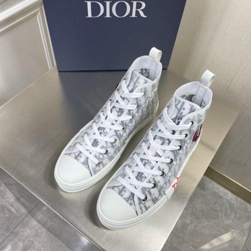 Replica Christian Dior High Tops Shoes For Men #956291 $76.00 USD for Wholesale