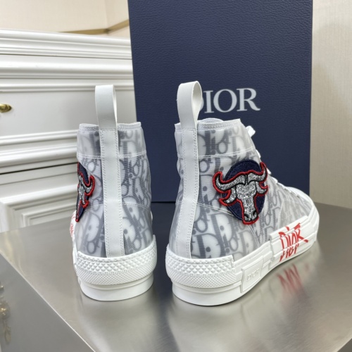 Replica Christian Dior High Tops Shoes For Men #956291 $76.00 USD for Wholesale