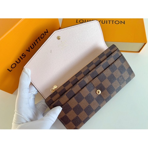 Replica Louis Vuitton LV Wallets In Pink For Women #958528 $36.00 USD for Wholesale