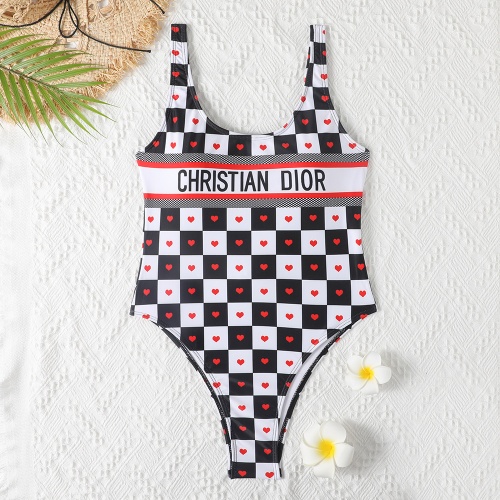 Wholesale Christian Dior Bathing Suits Sleeveless For Women #960612 $29.00 USD, Wholesale Quality Replica Christian Dior Bathing Suits