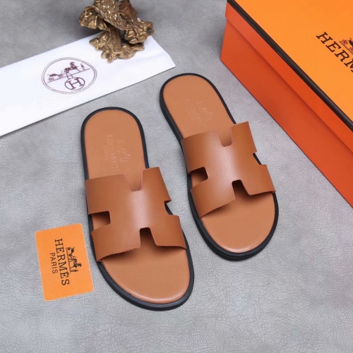 Wholesale Hermes Slippers For Men #961125 $40.00 USD, Wholesale Quality Replica Hermes Slippers