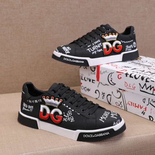 Replica Dolce & Gabbana D&G Casual Shoes For Men #963421 $80.00 USD for Wholesale